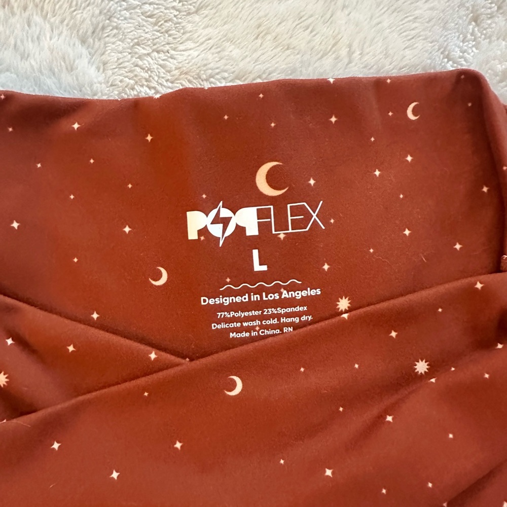 POPFLEX Celestial Clay Bike Shorts - Picture 3 of 5